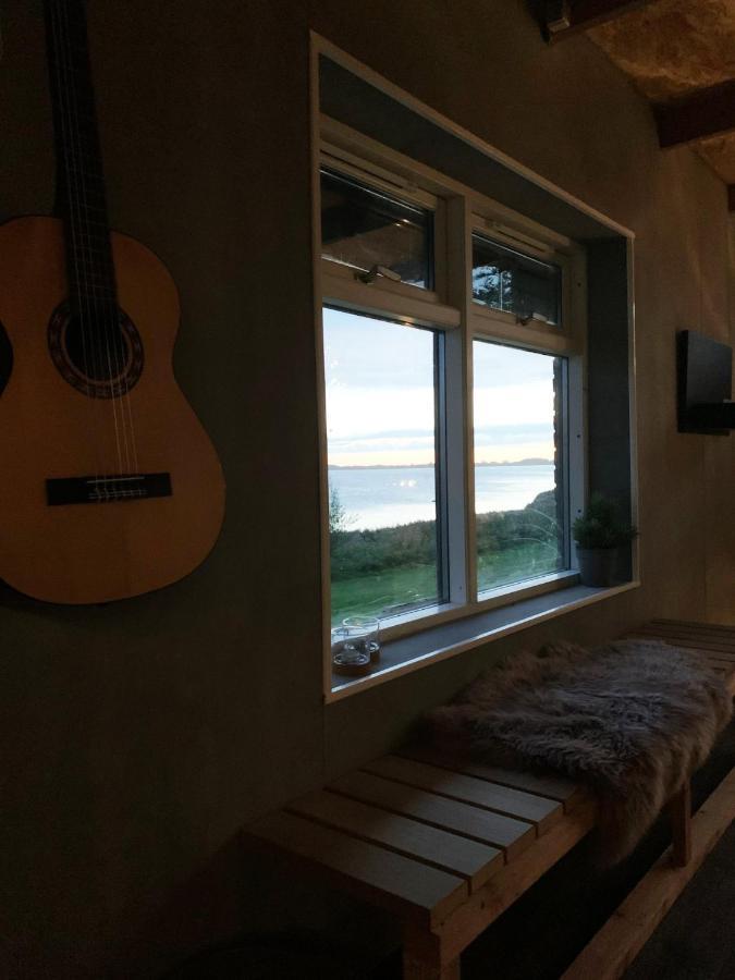 Skyview fra hytte i første række til Fjord. Hotel Holbæk Eksteriør billede
